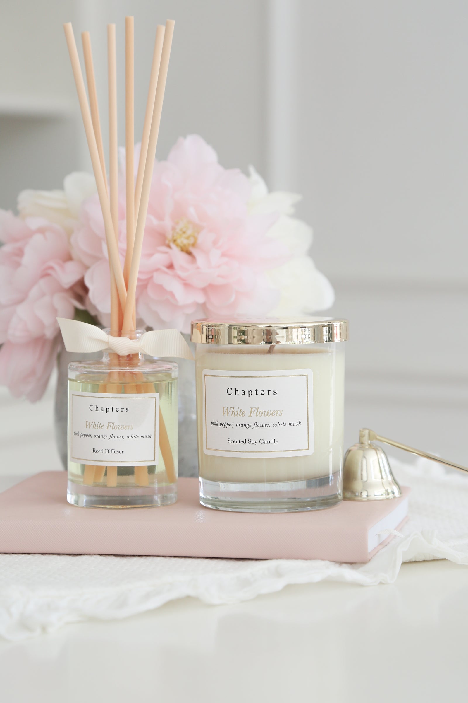 Reed Diffuser, White Flowers