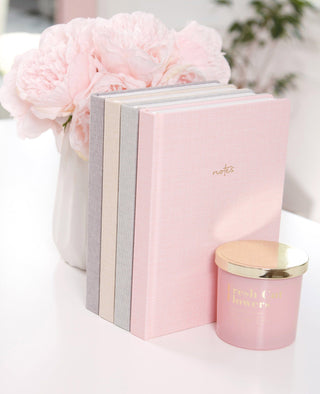 Linen Notebook, Gray