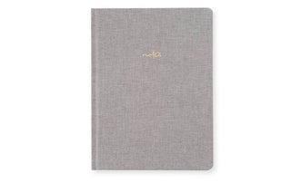 Linen Notebook, Gray
