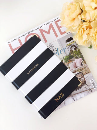 Hardcover Notebook, Black & White