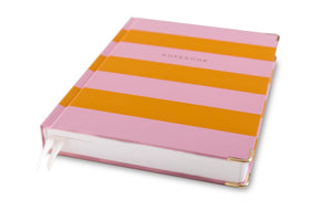 Notebook, Pink & Orange