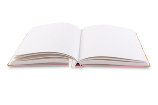 Hardcover Notebook, Pink & Orange