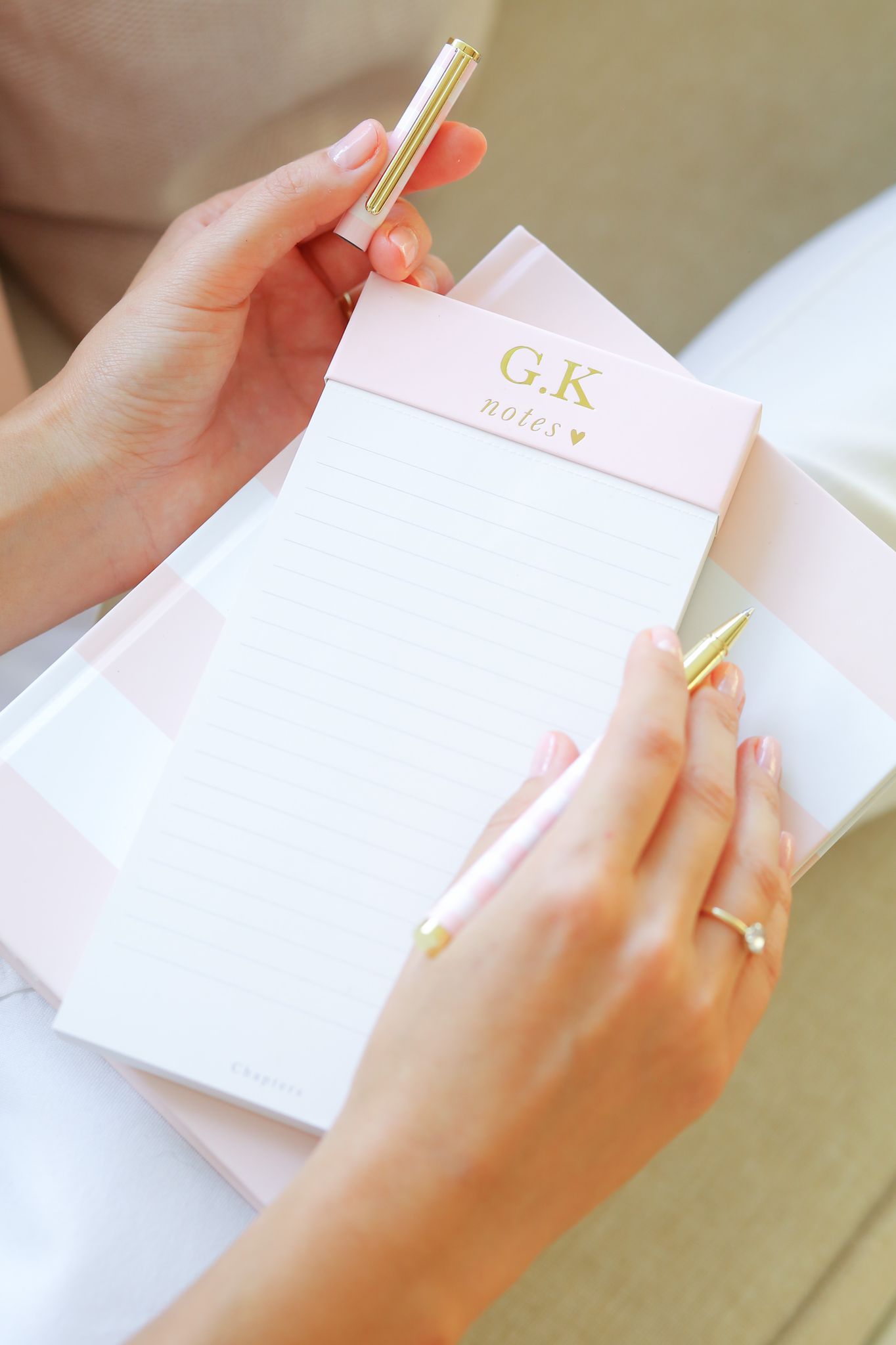 Magnetic Notepad, Pink